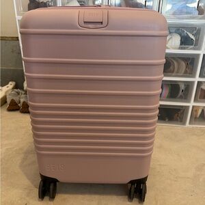 BEIS Mauve Pink Carry-On Spinner Luggage